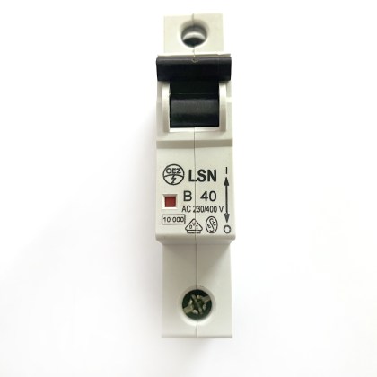 LSN OEZ Malmbergs B40 40A 40 Amp MCB Circuit Breaker Type B
